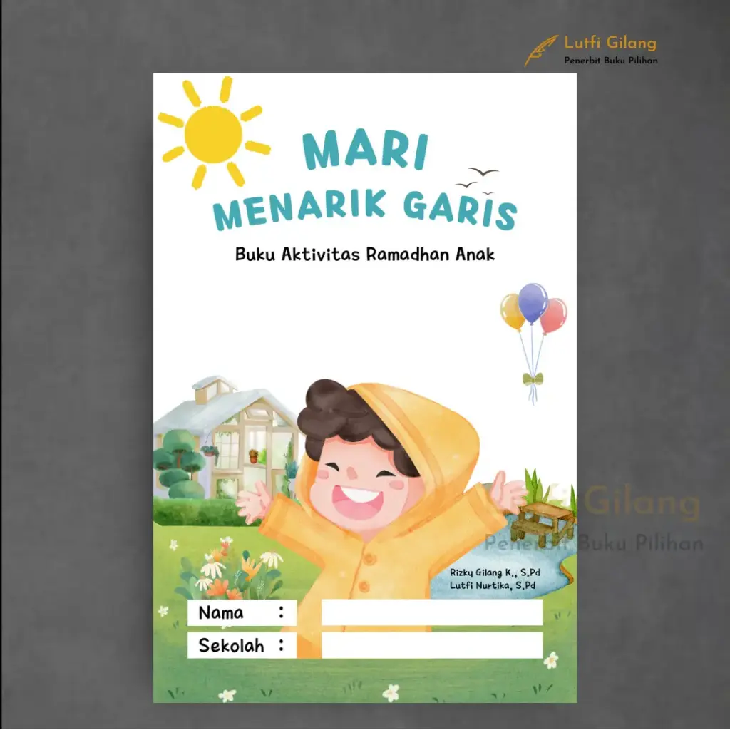 Buku Aktivitas Ramadhan Anak : Mari Menarik Garis